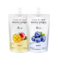 닥터리브 곤약젤리 40팩세트(블루베리20팩+애플망고20팩), 150g, 40개