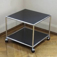 USM HALLER 스타일 베드사이드 테이블 거실장, 보조 탁자 L40 W40 H40cm