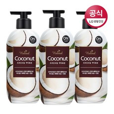 온더바디 더내추럴 코코넛오일 바디로션 400ml, 3개