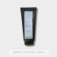 롱테이크 부드러운 샌달우드 인텐시브 블랙티 앤 피그 트리트먼트 200ml, 1개 - 롱테이크샌달우드