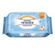 크리넥스 마이비데 화장실용 물티슈 리필형, 46매, 31팩