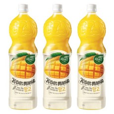 웅진 자연은 망고 1.5L X 4개