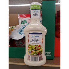 핏앤액티브 양배추샐러드소스 저칼로리드레싱 저지방드레싱 렌치드레싱 Fit & Active Light Ranch Reduced Fat Dressing 16oz(473ml) 4개, 473ml