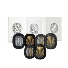 딥디크 차량용방향제 카디퓨저 리필 거치대 세트, 거치대미포함, 플뢰르도랑제(거치대포함+리본+쇼핑백)