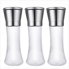 스텐그라인더 3P 소금 후추 깨갈이 (선택하면 3개임) 공병 솔트플러스, 3개, 180ml