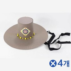QRL702719전통모자 양반 갓 만들기x4개 미술만들기재료 DIY 어린이미술 만들기패키지 유치원만들기