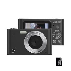 RUNHome 4800w 레트로 미니 디지털 카메라 여행용 인생+64G메모리카드+카드 리더기