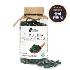 마더네스트 마더네스트 트루블루 스피루리나 500mg x 500캡슐, 1개, 500개