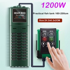 자동 어항 1200W 디스플레이 가열 조절식 수족관 물 막대 LED 히터 온도 일정