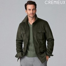 다니엘크레뮤 남성 FAUX 스웨이드 필드 자켓