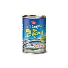 동원 자연산 꽁치 400g x12캔 안주 반찬 통조림 꽁치캔, 12개