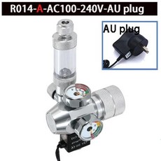 수족관 CO2 이탄 레귤레이터 CO2 2024 DIY 전자기 밸브 기포 카운터 제어 시스템 어항 압력 감소, 1개