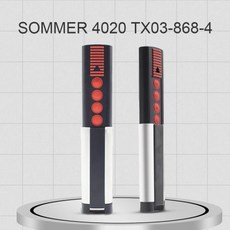 SOMMER 4020 4026 TX03-868-4 리모컨 868.8MHz SOMMER TX03-868-4 차고 원격 제어 게이트 오프너, 1개