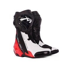 모카 라이더 오토바이 레이싱 트랙 내부 외부 더블 남녀 안티, 38, Black white and red, 1개