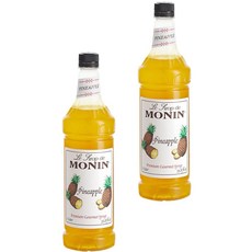 모닌 파인애플 시럽 1L 2개 Monin Pineapple Flavoring Syrup