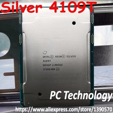 2.00GHz Silver4109T 8 제온 11M 실버 오리지널 배송 SR3GP 무료 코어 70W 프로세서 LGA3647 4109T 인텔 CPU 캐시