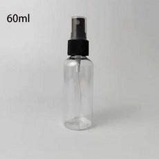 260706 휴대용 스프레이 병 물 로션 에센스 리필 가능 소형 여행 플라스틱 청소 핸드 60-300ml, Style C-60ml, 1개, 60ml
