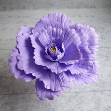 자이언트 플라워 대형 꽃다발 종이 꽃 인공 거대한 폼 장미 결혼식 배경 벽 도로 인용 DIY 파티 무대 장식, [16] purple 2