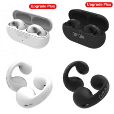 ambie 골전도 무선 이어폰 블루투스5.3 귀걸이식 스포츠 귀안아픈 클립형 ambie C타입 2. 화이트