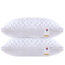 이누아 푹신한 베게솜 호텔용 베개 호텔베개솜 48*74cm, 높은베개, 1개