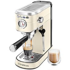 CASABREWS 컴팩스 홈카페 커피메이커 에스프레소 머신 (미국배송), 2. 옐로우