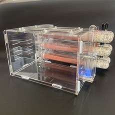 대형 개미집 아크릴 투명 관찰 알 여왕개미 키우기, 시험관 버전이 없는 세트, 1개