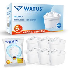 WATUS 필터 독일제 (브리타 정수기 맥스트라 필터 호환) 6개입, 6개, Watus_Promax_6X