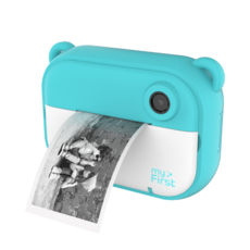 마이퍼스트 카메라 인스타 어린이 키즈 프린트 디지털 카메라, 블루(32G메모리카드+3롤 무료 증정)