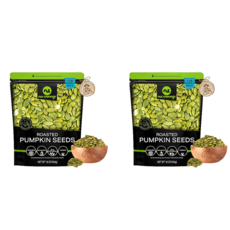 유기농 호박씨 볶은 무염 넛크레이빙 NUT CRAVINGS Roasted Unsalted Pumpkin Seeds, 2개, 454g