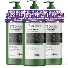 메르헨트 티트리 앤 로즈마리 대용량 트리트먼트 프렌치라벤더향 퍼퓸 린스 컨디셔너 헤어팩, 3개, 2L