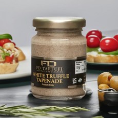 FD TARTUFI White Truffle Tapenade 80g (2.82oz) - ( FD TARTUFI 화이트 트러플 타프나드 80g (2.82oz) - (Tuber Bor, 1개