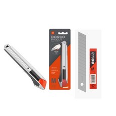 도루코 컷터칼 M203(1개입)+컷터날 M날 12mm 1개(10개입) 루코 컷터칼 M203(1개입)+컷터날 M날 12mm 1개(10개입)