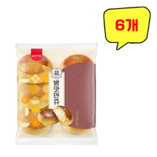 삼립 주종발효 밤맛만쥬, 6개, 198g