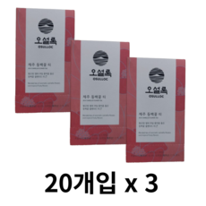 오설록 제주 동백꽃 티백 20EA