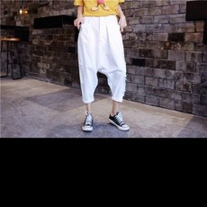 블랙나영 Black 여성 빈티지 와이드 팬츠 캐주얼 트렌드 데님 똥싼배기바지 PMM-498