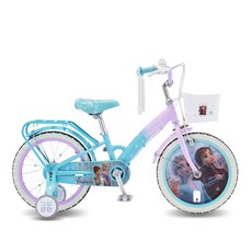 삼천리자전거 18 겨울왕국 2 보조바퀴 자전거 (미조립배송), 라이트바이올렛, 1210mm
