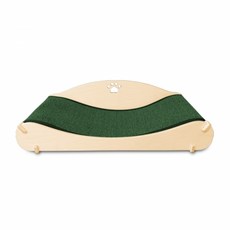  힐링타임 카페트 원목 쇼파 스크래쳐, 그린 