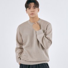 엘엑스티 남성 두꺼운 기모 합포 와플 오드람프 맨투맨 니트 티셔츠