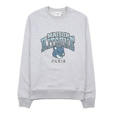 [라벨루쏘] [메종 키츠네] 남성 캠퍼스 폭스 레귤러 맨투맨 LM00305KM0001 LGM