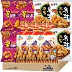 블루존 달콤 과자 3종 9개입 (맛동산x3 + 꿀꽈배기x3 + 조청유과x3), 1개
