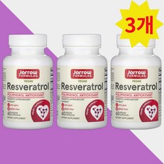 자로우 트랜스 레스베라트롤 100mg 60캡슐 비타민C Resveratrol 3개, 60정