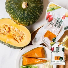 무수분공법으로 푹 쪄서 달콤하고 촉촉한 아침 단호박 슬라이스 1팩