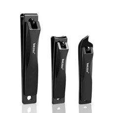 BEZOX 네일 클리퍼 (3 세트) 정밀 손톱깎이 및 발톱 클리퍼-일자형 블레이?, 상세내용참조