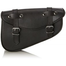 Customacces AP0002N Detroit Leather Saddlebag Right Side for Harley Davidson Sportster Kawasaki V, 단일옵션