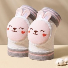아기 머리 보호대 뒤쿵이 머리쿵 아기헬멧 유아 쿠션 신생아 아이쿵 패드 순면 낙하 방지, 1개, 토끼 무릎 패드