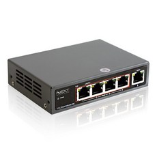 기가비트 5포트 Extender POE스위칭허브 NEXT-POE6005F, 없음