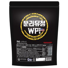 미국 글랜비아 수입원료 WPI 분리유청단백질 코코아맛 1kg 프로틴쉐이크 포대유청 단백질보충제, 1개