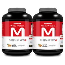 웨이테크 M 더블유피 프로틴 단백질 헬스보충제/웨이게이너매스/사은품, 1.2kg, 2개