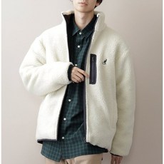 캉골 KANGOL 후리스 집업 양면 후리스 코트