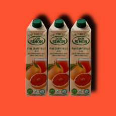 돈시몬 착즙 자몽 주스, 1L, 3개